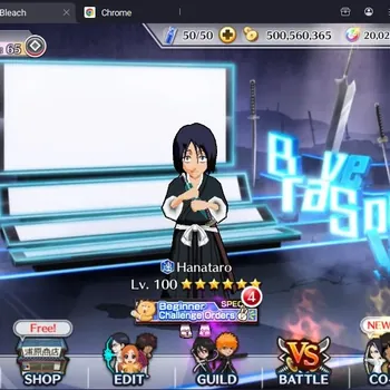 Bleach: Brave Souls Accounts Mid-Tier Global |5K BP+20K Orb|Mid Game|Ichigo TYBW25|Hanataro Healer|KlabID|Check SS BBS987B