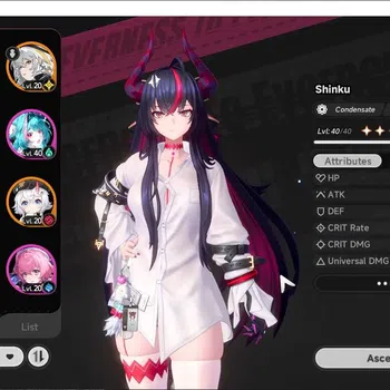 Neverness to Everness Accounts GLOBAL SEA|HL 26|TL 10| 6 S-Class 1 Limited (Shinku+Signature)|Overcast+Underboss