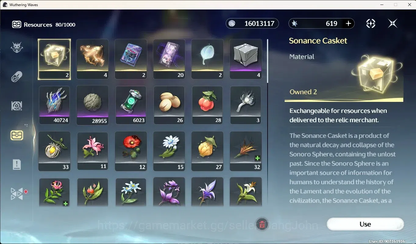Wuthering Waves Accounts Starter SEA|UL60|Rank6|4 Char Limited [Aemeath RC1,Lupa,Mornye RC2,Lucy]+Sign,Rebecca|Mc 17