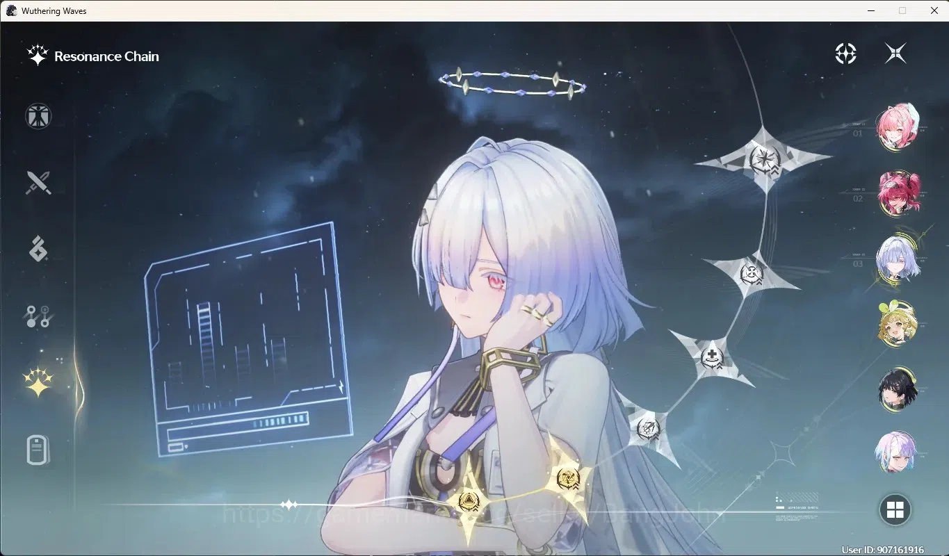 Wuthering Waves Accounts Starter SEA|UL60|Rank6|4 Char Limited [Aemeath RC1,Lupa,Mornye RC2,Lucy]+Sign,Rebecca|Mc 8