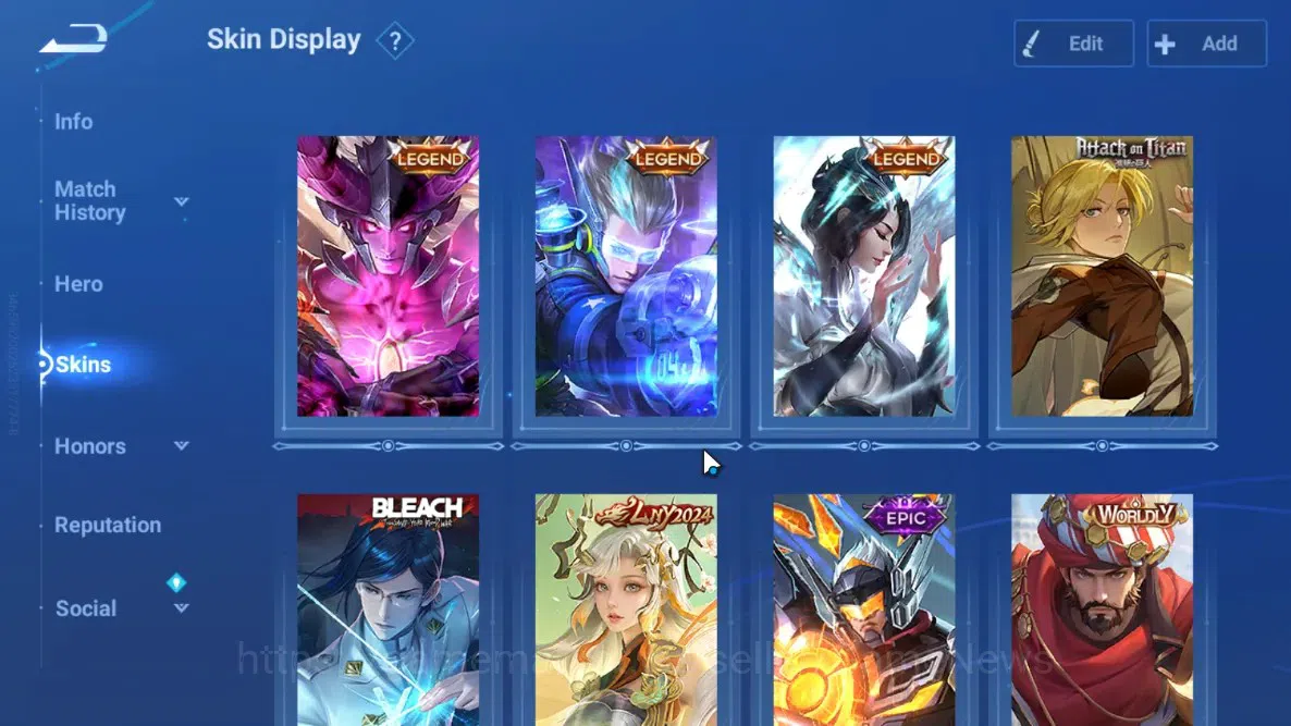 Honor of Kings Accounts Rare Skin Hero 113 Skin 79|Flawless Arli|AOT Mayene,Bleach HouYi,Legend(HouYi,Musashi,Di 4