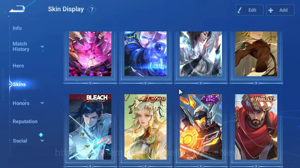 Honor of Kings Accounts Rare Skin Hero 113 Skin 79|Flawless Arli|AOT Mayene,Bleach HouYi,Legend(HouYi,Musashi,Di 5