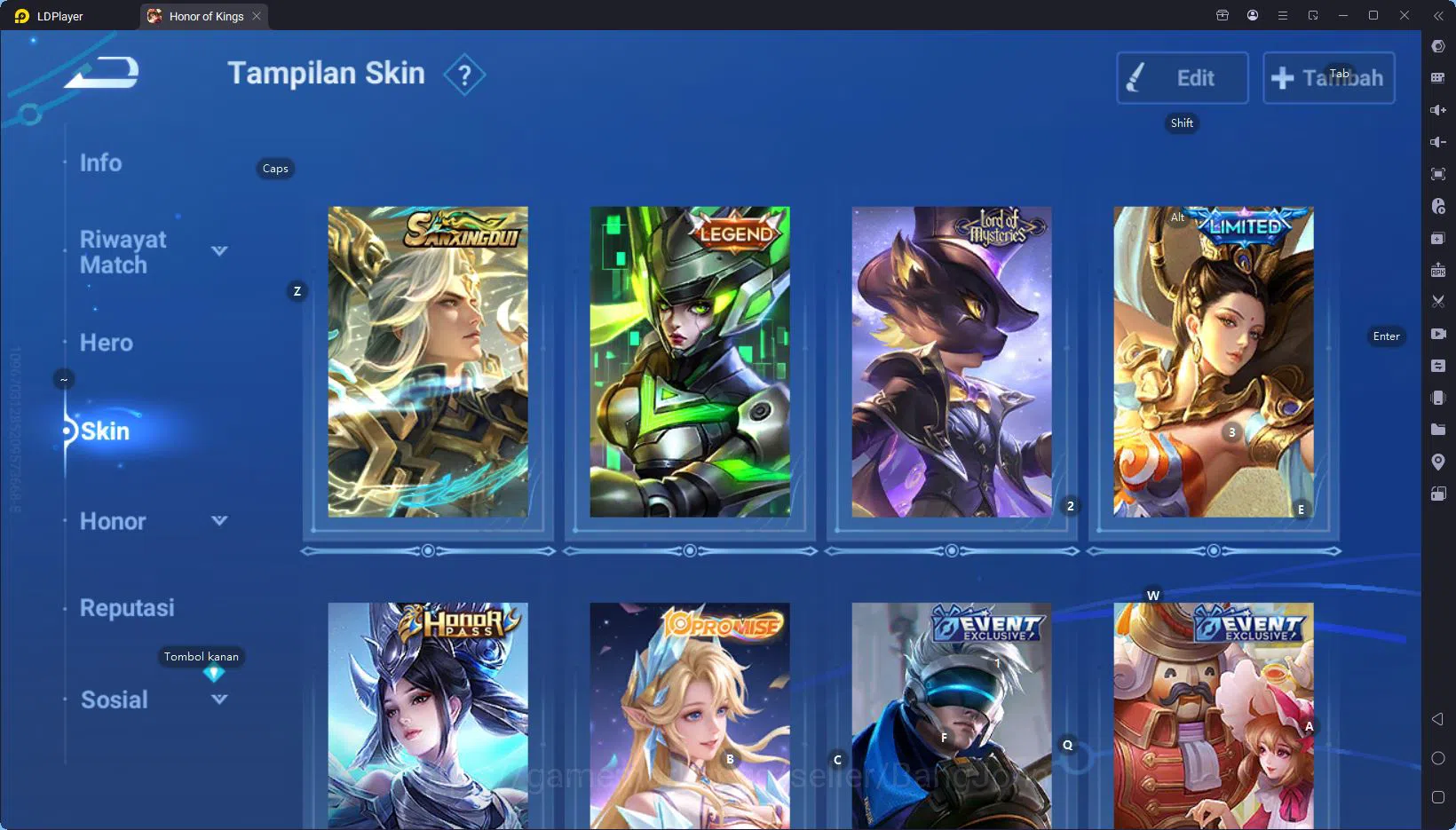 Honor of Kings Accounts GLOBAL|HERO 46,SKIN 26,Legend ladysun,Ascendant ho image 2