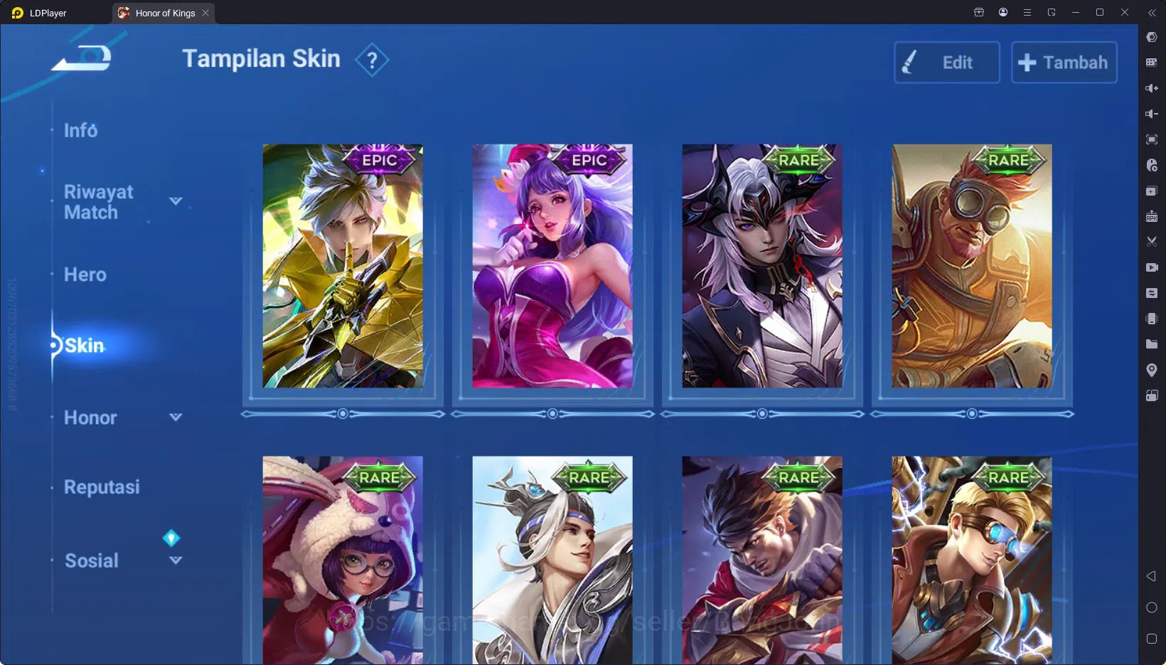 Honor of Kings Accounts GLOBAL|HERO 46,SKIN 26,Legend ladysun,Ascendant ho image 3