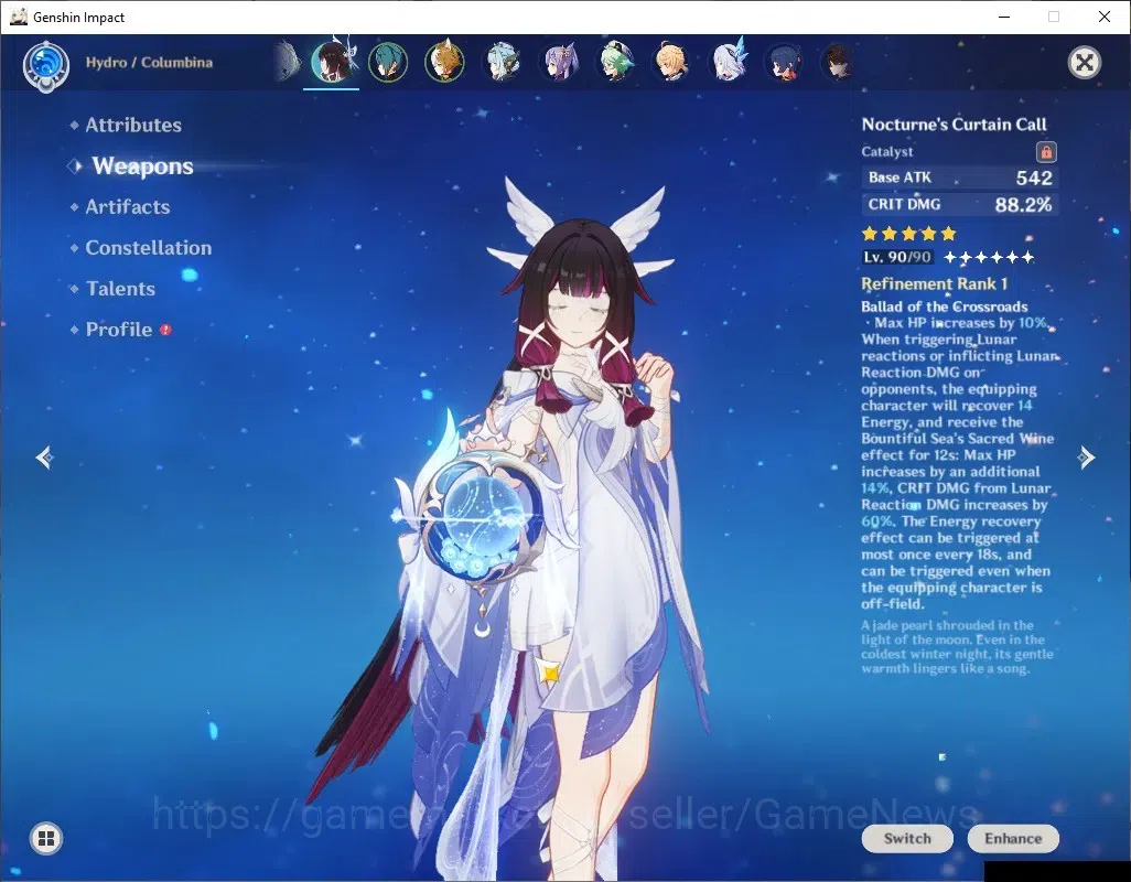 Genshin Impact Accounts ASIA|AR 56|PremTeam Zibai|4 Limited + 6 (*5Weap)|[ image 12