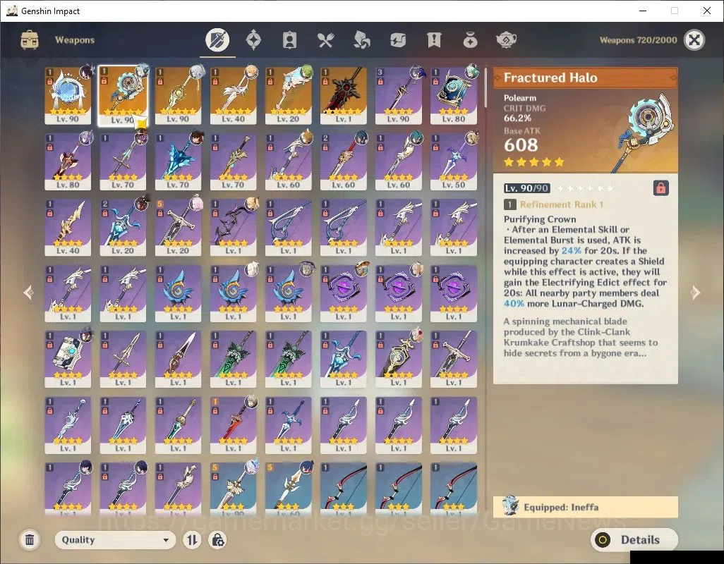 Genshin Impact Accounts ASIA|AR 56|PremTeam Zibai|4 Limited + 6 (*5Weap)|[ image 15