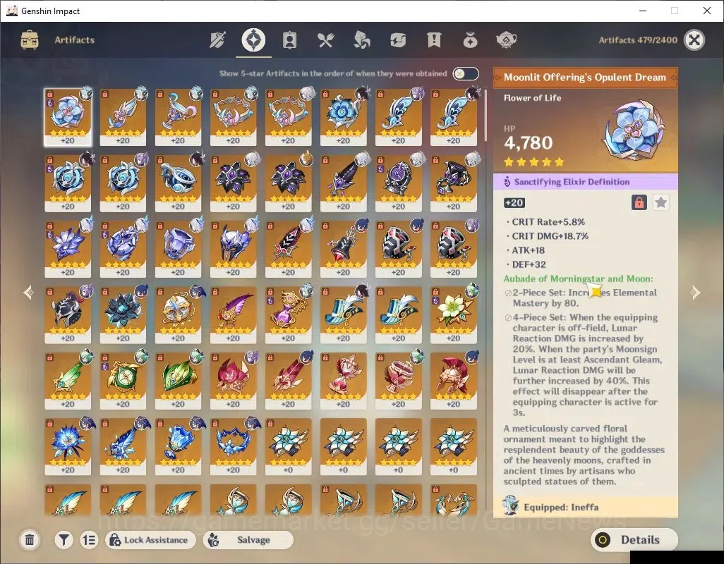 Genshin Impact Accounts ASIA|AR 56|PremTeam Zibai|4 Limited + 6 (*5Weap)|[ image 19