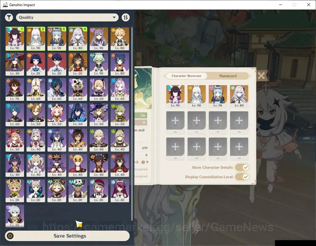 Genshin Impact Accounts ASIA|AR 56|PremTeam Zibai|4 Limited + 6 (*5Weap)|[ image 2