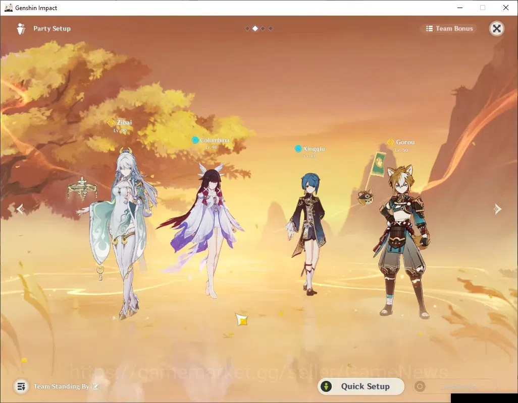 Genshin Impact Accounts ASIA|AR 56|PremTeam Zibai|4 Limited + 6 (*5Weap)|[ image 4