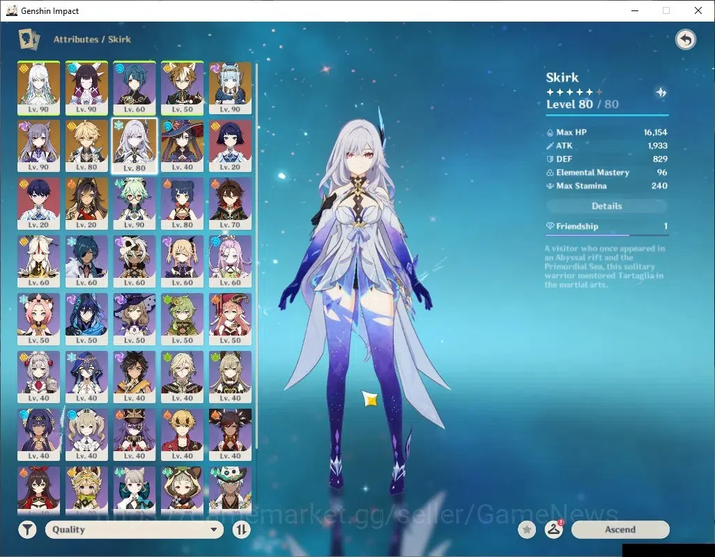 Genshin Impact Accounts ASIA|AR 56|PremTeam Zibai|4 Limited + 6 (*5Weap)|[ image 8