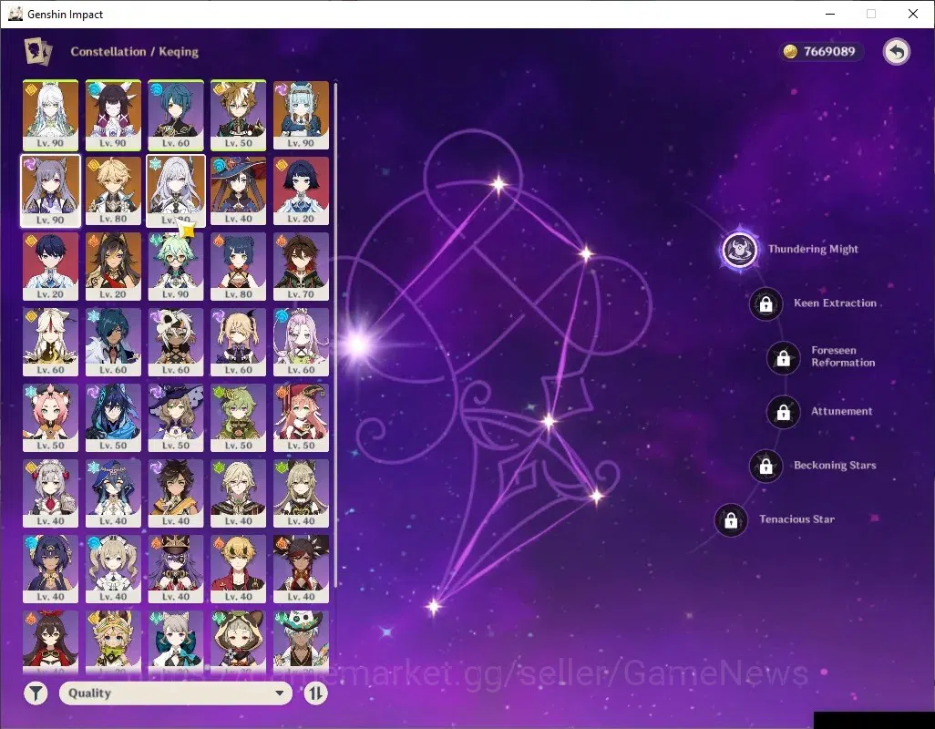 Genshin Impact Accounts ASIA|AR 56|PremTeam Zibai|4 Limited + 6 (*5Weap)|[ image 9
