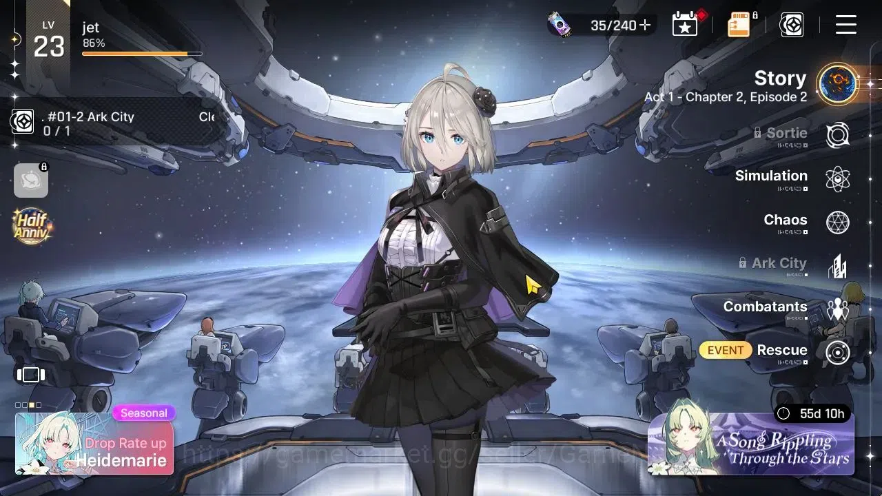 Chaos Zero Nightmare Accounts GLOBAL Lv23|5 SSR[HeideMarie,Rita,Khalipe,Vero,Hug image 1