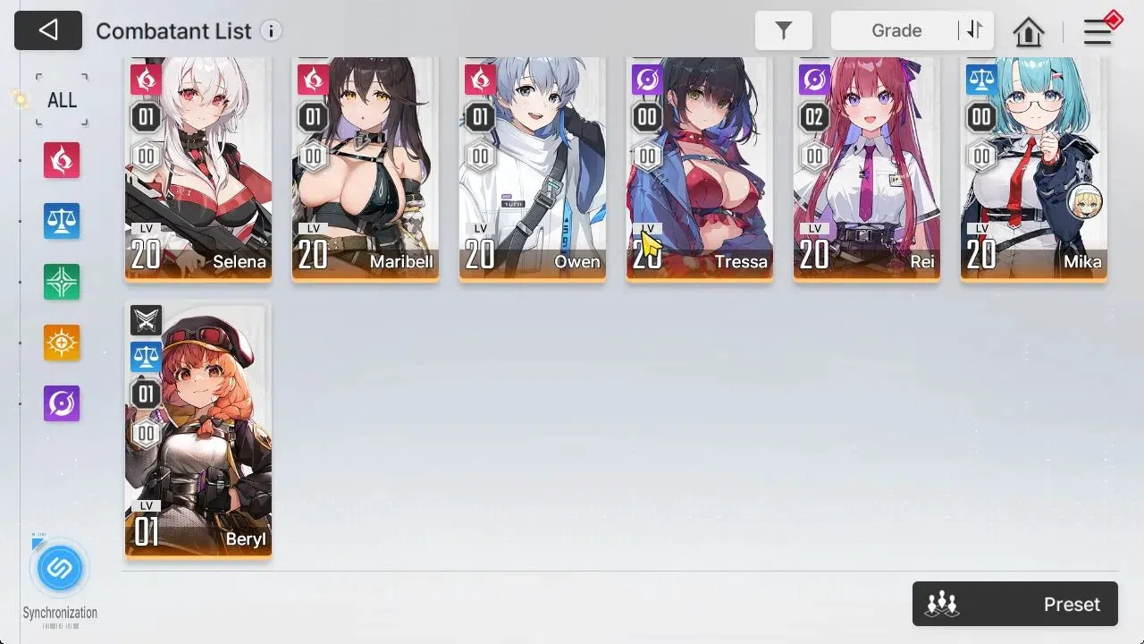 Chaos Zero Nightmare Accounts GLOBAL Lv23|5 SSR[HeideMarie,Rita,Khalipe,Vero,Hug image 5
