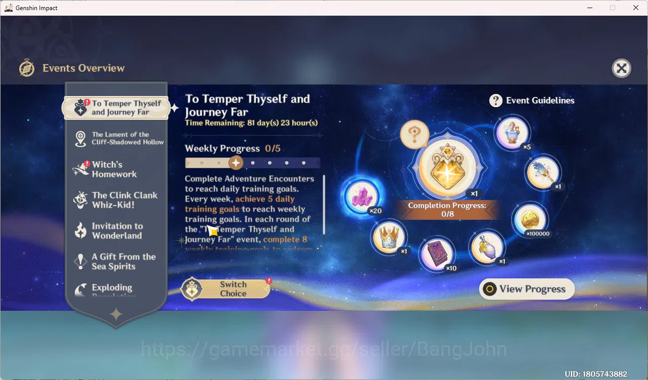 Genshin Impact Accounts Mid-Game | ASIA | AR 45 | 3 Limit Varresa | Mualan image 10