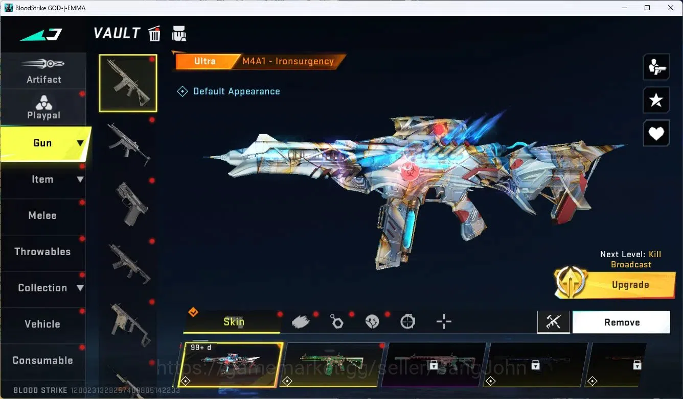Blood Strike Accounts ASIA|EVOLVED,FAL|COLLAB,MCX,KAG-6|ULTRA,M4A1,ORIGI image 7