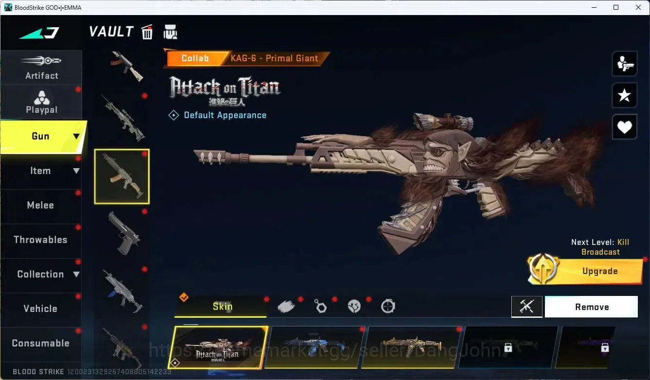 Blood Strike Accounts ASIA|EVOLVED,FAL|COLLAB,MCX,KAG-6|ULTRA,M4A1,ORIGI image 9