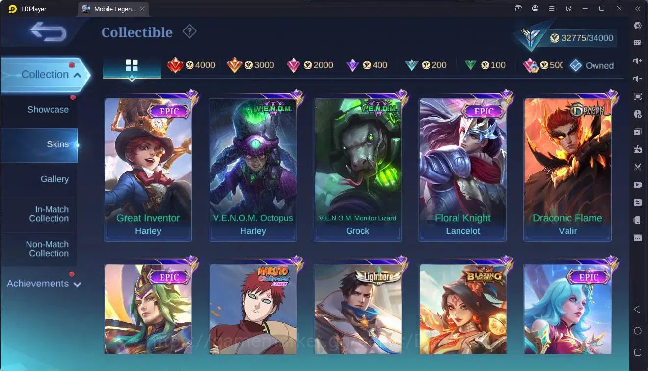 Mobile Legends: Bang Bang Accounts Global |Hero 85|Skin 143|Expert|Luckybox Gatot,Kar image 10