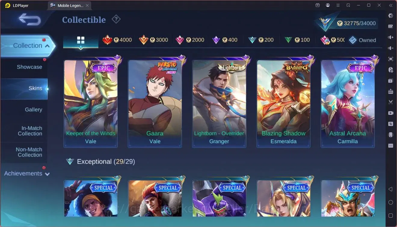 Mobile Legends: Bang Bang Accounts Global |Hero 85|Skin 143|Expert|Luckybox Gatot,Kar image 11