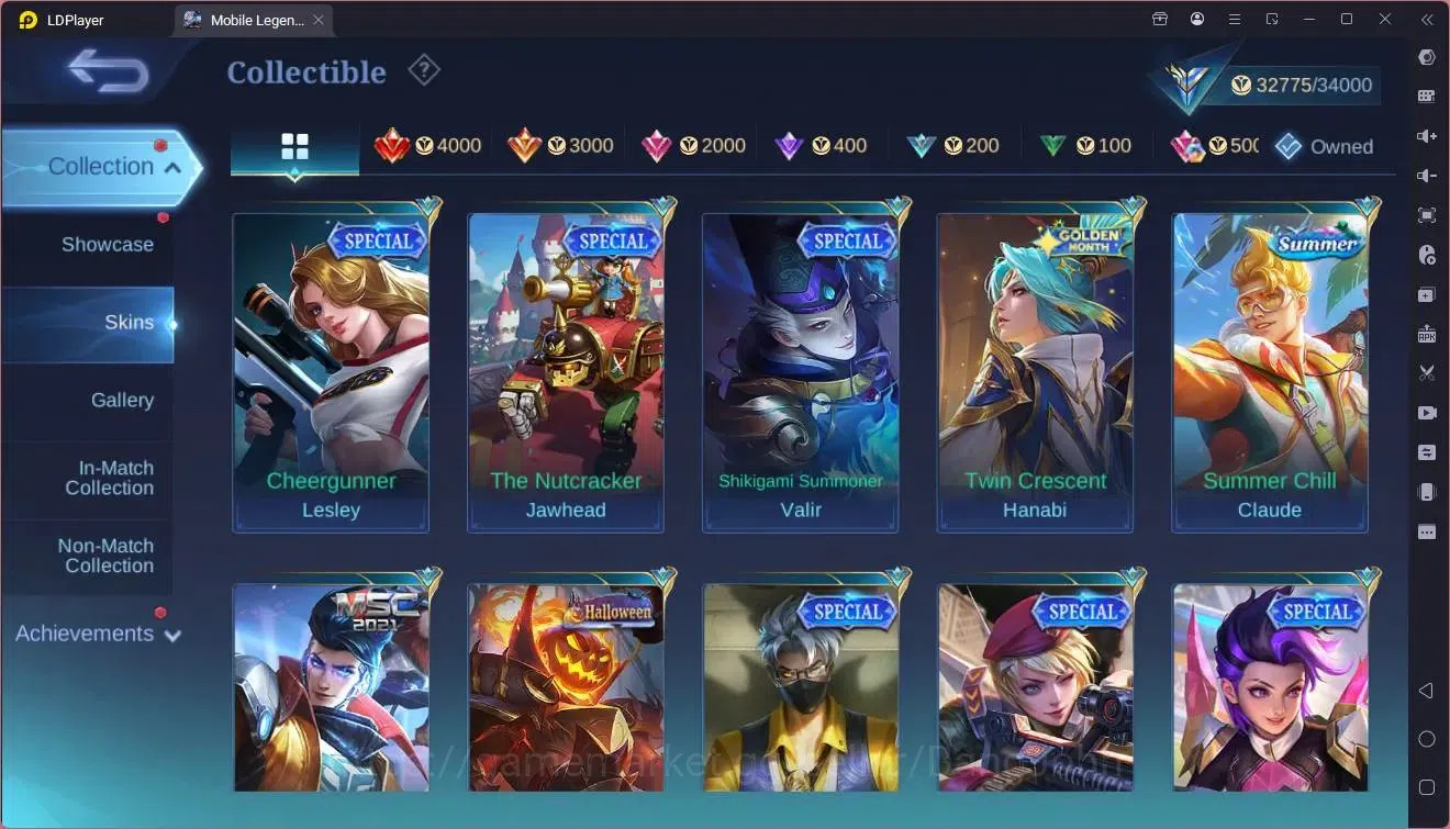 Mobile Legends: Bang Bang Accounts Global |Hero 85|Skin 143|Expert|Luckybox Gatot,Kar image 14