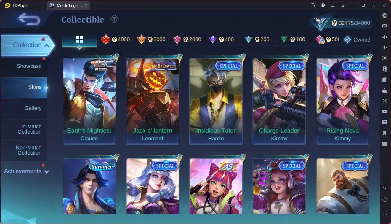 Mobile Legends: Bang Bang Accounts Global |Hero 85|Skin 143|Expert|Luckybox Gatot,Kar image 15