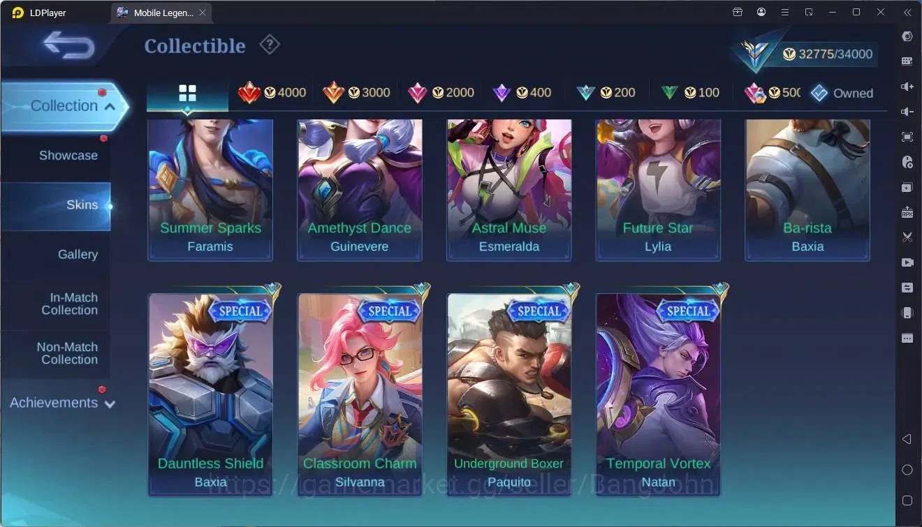 Mobile Legends: Bang Bang Accounts Global |Hero 85|Skin 143|Expert|Luckybox Gatot,Kar image 17