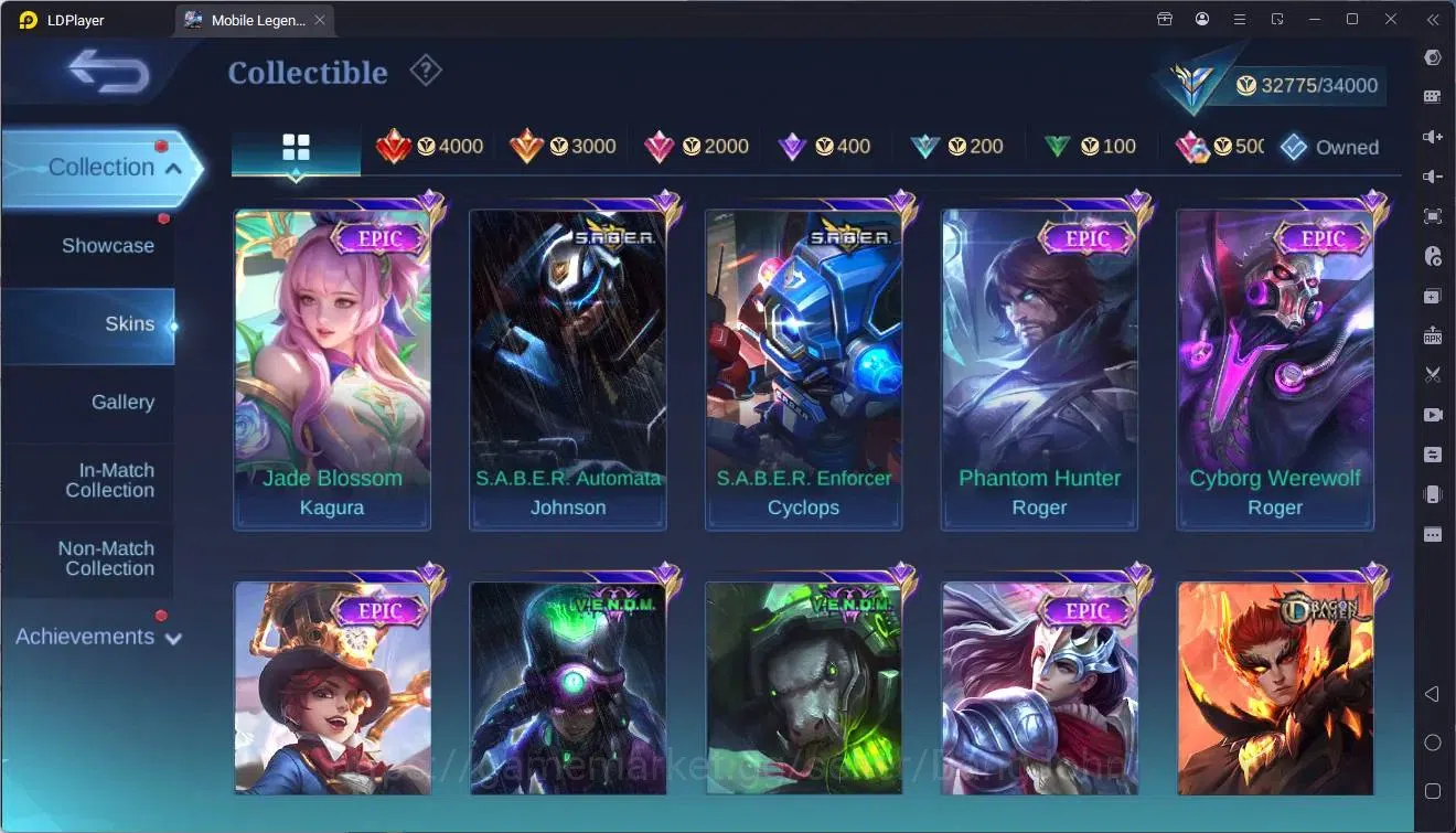 Mobile Legends: Bang Bang Accounts Global |Hero 85|Skin 143|Expert|Luckybox Gatot,Kar image 9