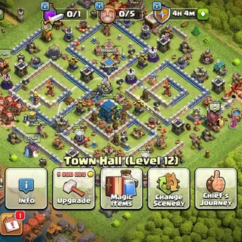 Clash of Clans Accounts High-End LV 114|TH 12-BH 7|HH 6|Limited Skin|BK 58,AQ 60,GW 25,MP 40|BM 7|Free CN ON|Protect ON|Take