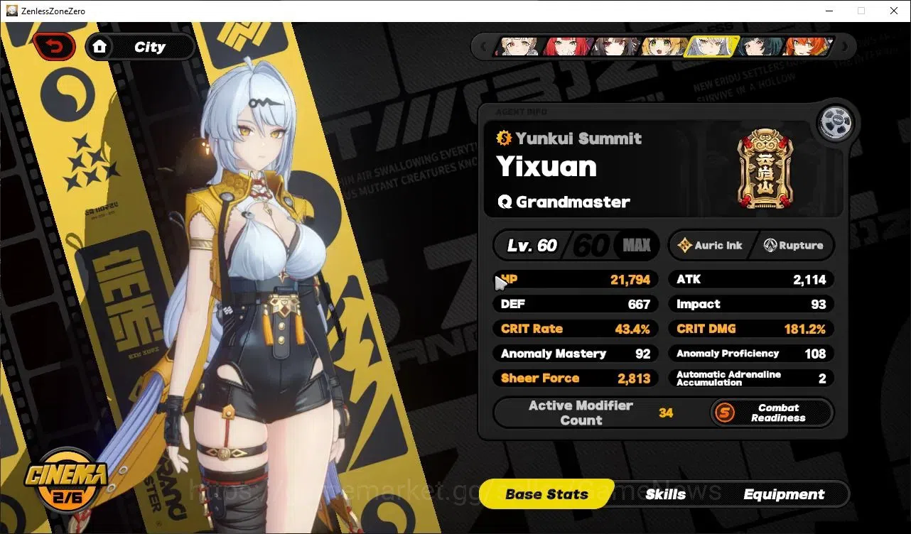 Zenless Zone Zero Accounts ASIA|END GAME|14 LMT,Full 3 AOD+2 VH+2 PremT[YiXua image 19