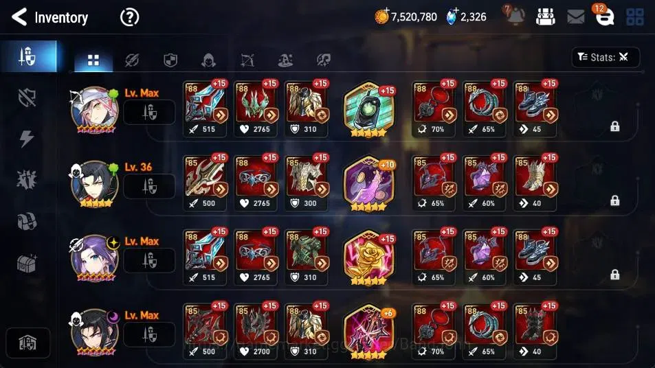 Epic Seven Accounts Limited Hero Global Unverif | 3 ML(L Cermia,WOTM Tenebria,DJ Basar)|PoH+Bless ON|SS 2.3K|Gold 10