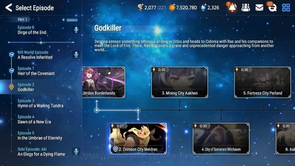 Epic Seven Accounts Limited Hero Global Unverif | 3 ML(L Cermia,WOTM Tenebria,DJ Basar)|PoH+Bless ON|SS 2.3K|Gold 15