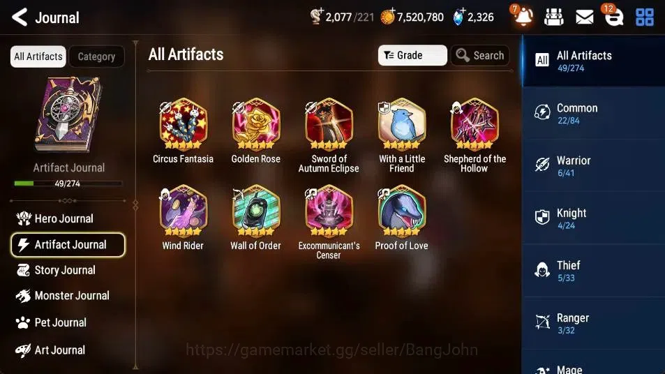 Epic Seven Accounts Limited Hero Global Unverif | 3 ML(L Cermia,WOTM Tenebria,DJ Basar)|PoH+Bless ON|SS 2.3K|Gold 5