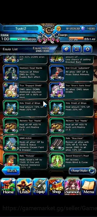 Grand Summoners Accounts Global|Rank 100|Fresh Story+Side|Ready Gacha 1K CC image 12
