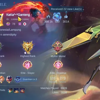 Mobile Legends: Bang Bang Accounts Collector Hero 131|Skin 273|Ex Glory 61|Beatrix PRIME,Karina