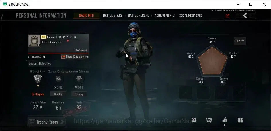 Arena Breakout Accounts MOBILE|Lv 30|SV 22M|CV 20,3M|4 Set|QS AKS-74U,WP A image 2