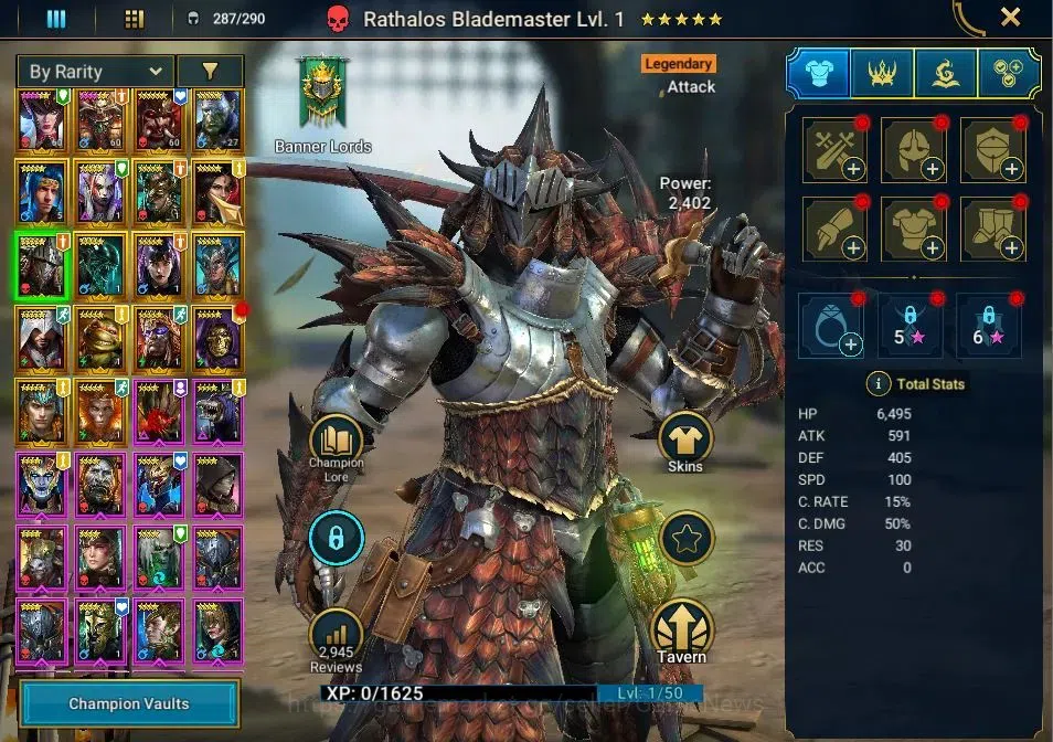 Raid: Shadow Legends Accounts Lv 24|263K Power|18 Legend (Artak,Shirimani,Jintor image 8