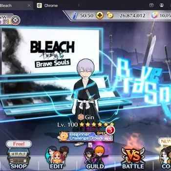 Bleach: Brave Souls Accounts Mid-Tier Global |5K BP+10K Orb|Mid Game|84 Brave Souls Summons Ticket|Bazz-B TYBW24|Gin
