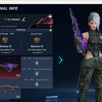 Blood Strike Accounts Rare Skin ASIA|Eternal Gun: QBZ95 - Whsiper|1 Legendary Gun:M4A1-Venom|Ultra Ethan Raid-Mask|Check SS