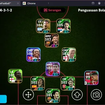 eFootball Accounts Legends & Iconic Players Android|PW 3181|BigT Messi,Epic Van Basten,Epic Scholes,Epic Hazard,ShwT