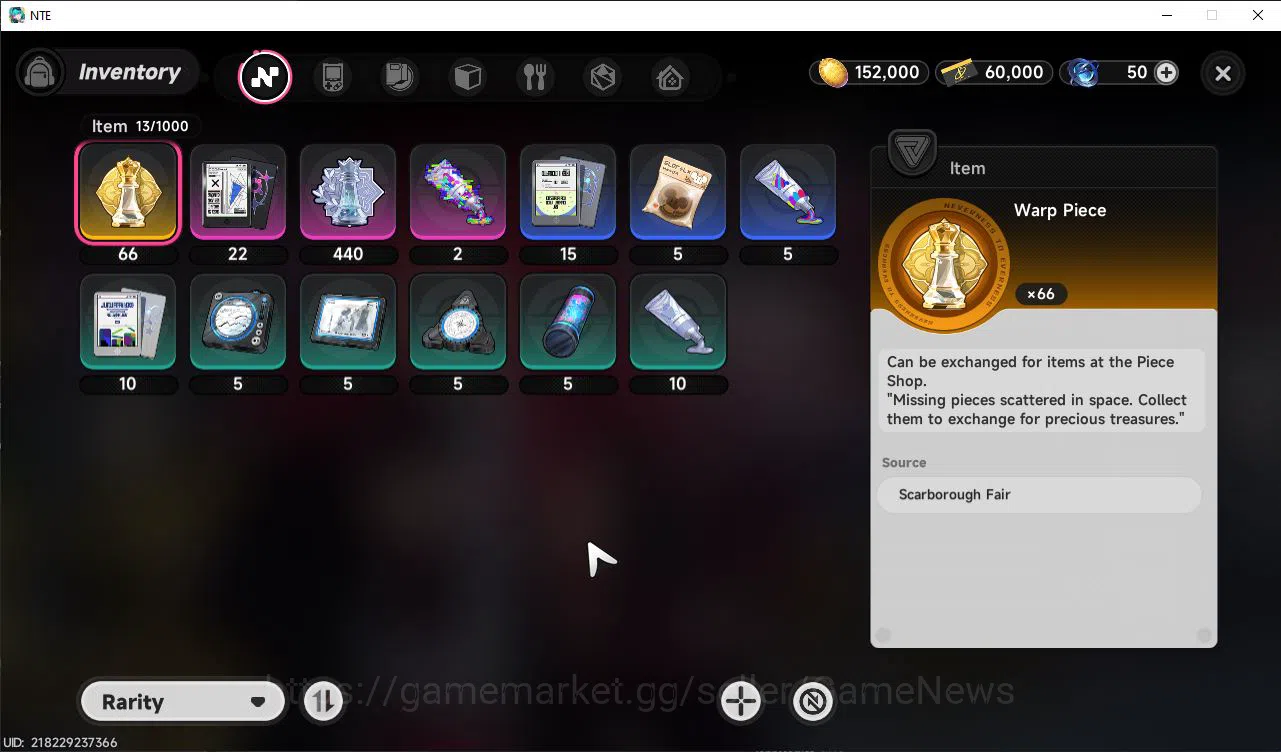 Neverness to Everness Accounts GLOBAL EU|HL 3|Fresh Starter 1 SSR Limited Nanally image 4