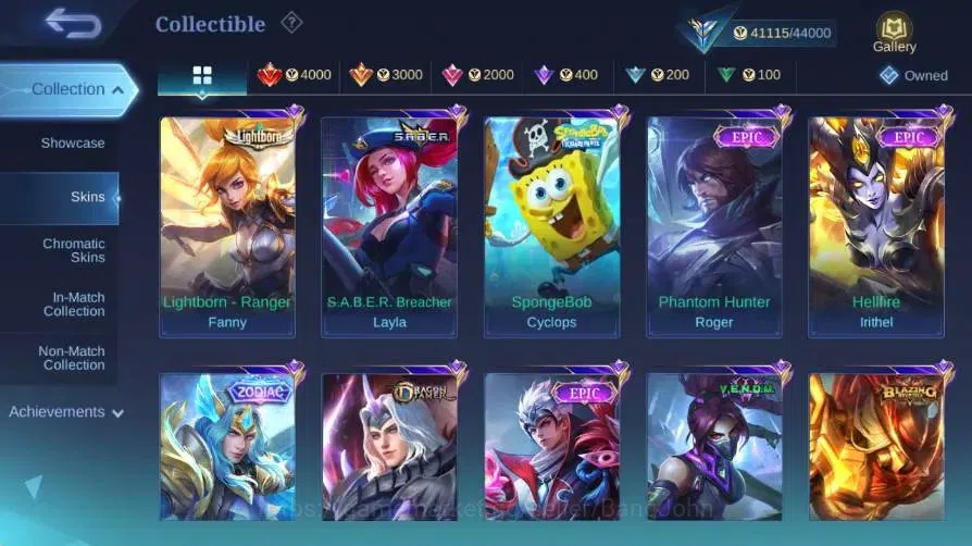 Mobile Legends: Bang Bang Accounts Global|Expert|Skin214|KOF Karina|ZODIAC Lancelot|B image 16