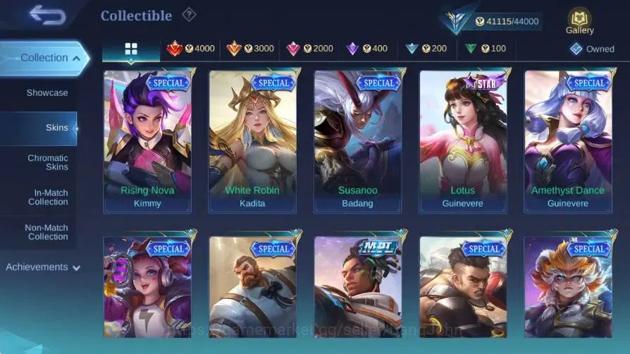Mobile Legends: Bang Bang Accounts Global|Expert|Skin214|KOF Karina|ZODIAC Lancelot|B image 6