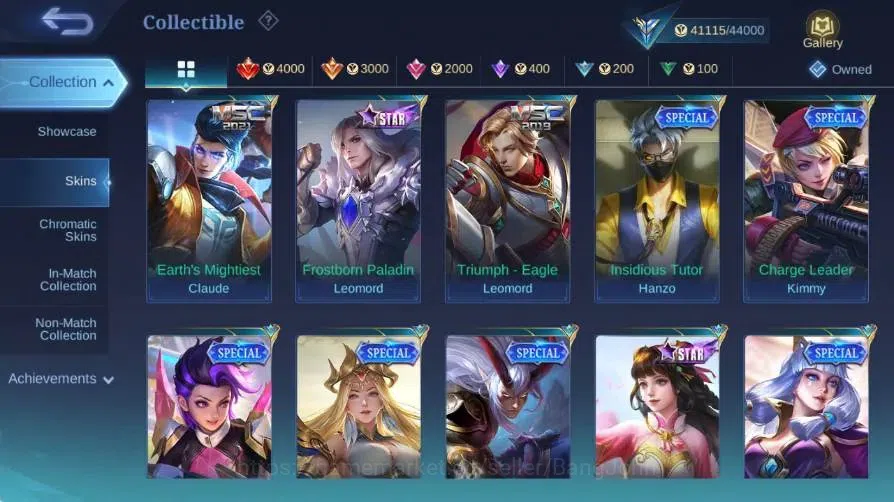 Mobile Legends: Bang Bang Accounts Global|Expert|Skin214|KOF Karina|ZODIAC Lancelot|B image 7