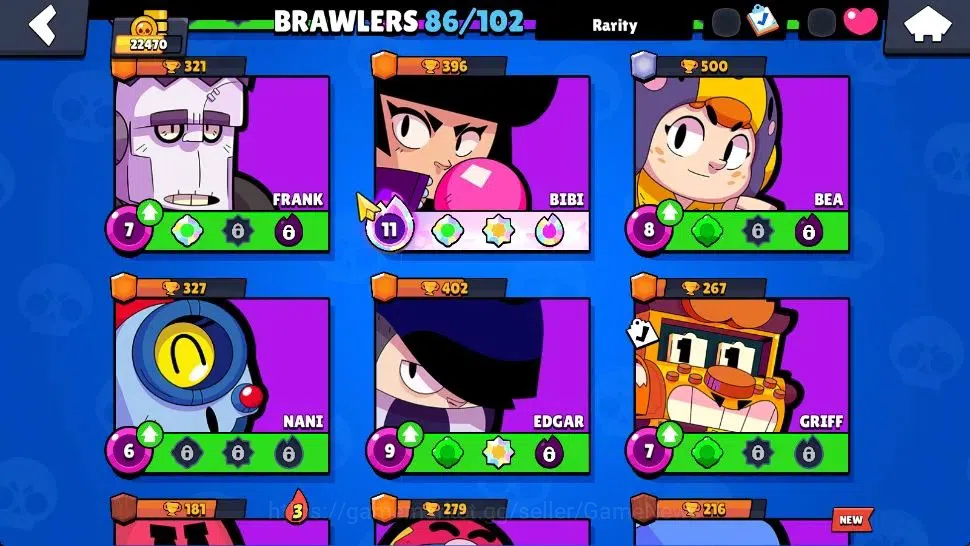 Brawl Stars Accounts 22K Trophy|10K Bling|86 Brawlers 13 Max Lvl|1 UL [ image 12