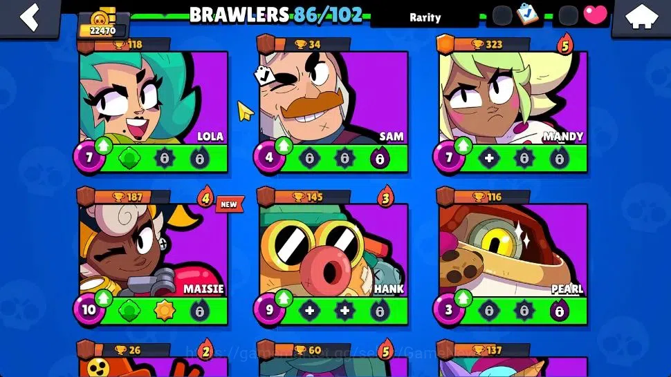 Brawl Stars Accounts 22K Trophy|10K Bling|86 Brawlers 13 Max Lvl|1 UL [ image 14