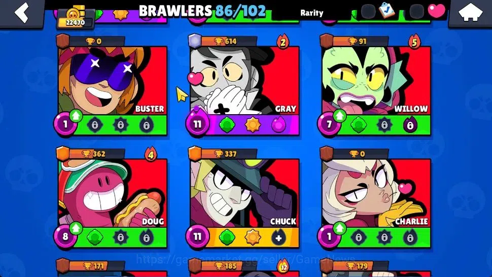 Brawl Stars Accounts 22K Trophy|10K Bling|86 Brawlers 13 Max Lvl|1 UL [ image 18