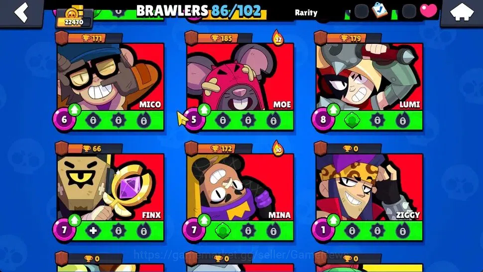 Brawl Stars Accounts 22K Trophy|10K Bling|86 Brawlers 13 Max Lvl|1 UL [ image 19