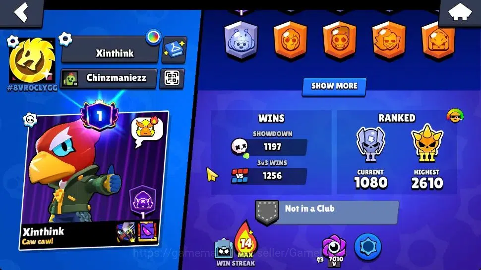 Brawl Stars Accounts 22K Trophy|10K Bling|86 Brawlers 13 Max Lvl|1 UL [ image 3