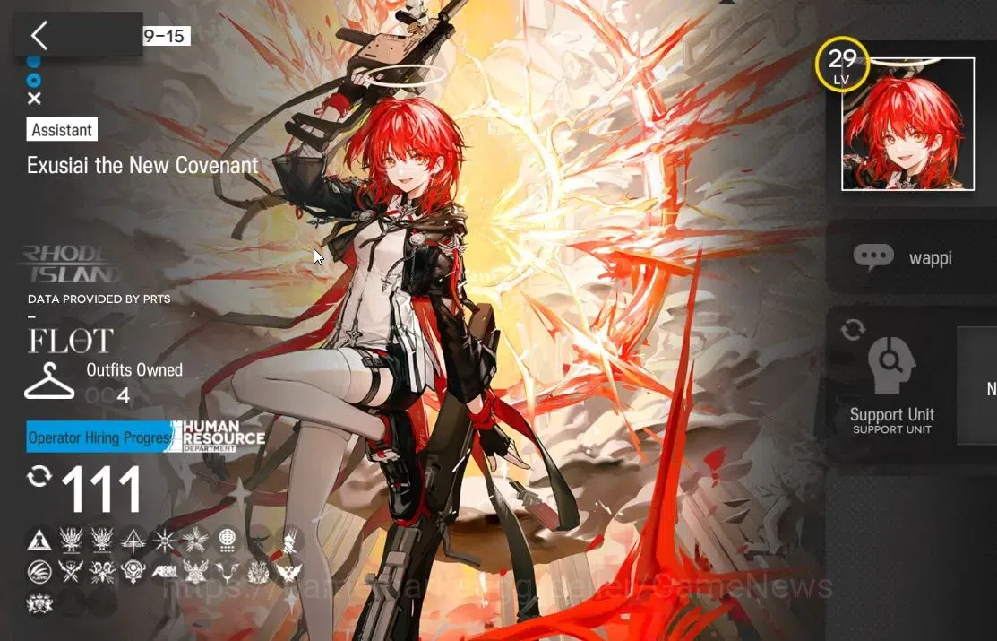 Arknights Accounts High-End Lv 29|+4 Skin|3 Limited|Skadi Alter,Exu Alter P4,Virtousa|Lemuen P2 Etc|2 Top OP Selector 2