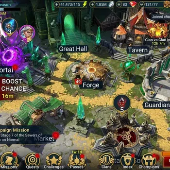 Raid: Shadow Legends Accounts Mid-Game Lv 45|1,26M Power|1 Mytic(Androc)+24