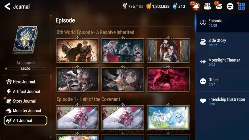 Epic Seven Accounts Global | Starter|2 ML(Straze,SPPolitis)|PoH+Bless  image 9